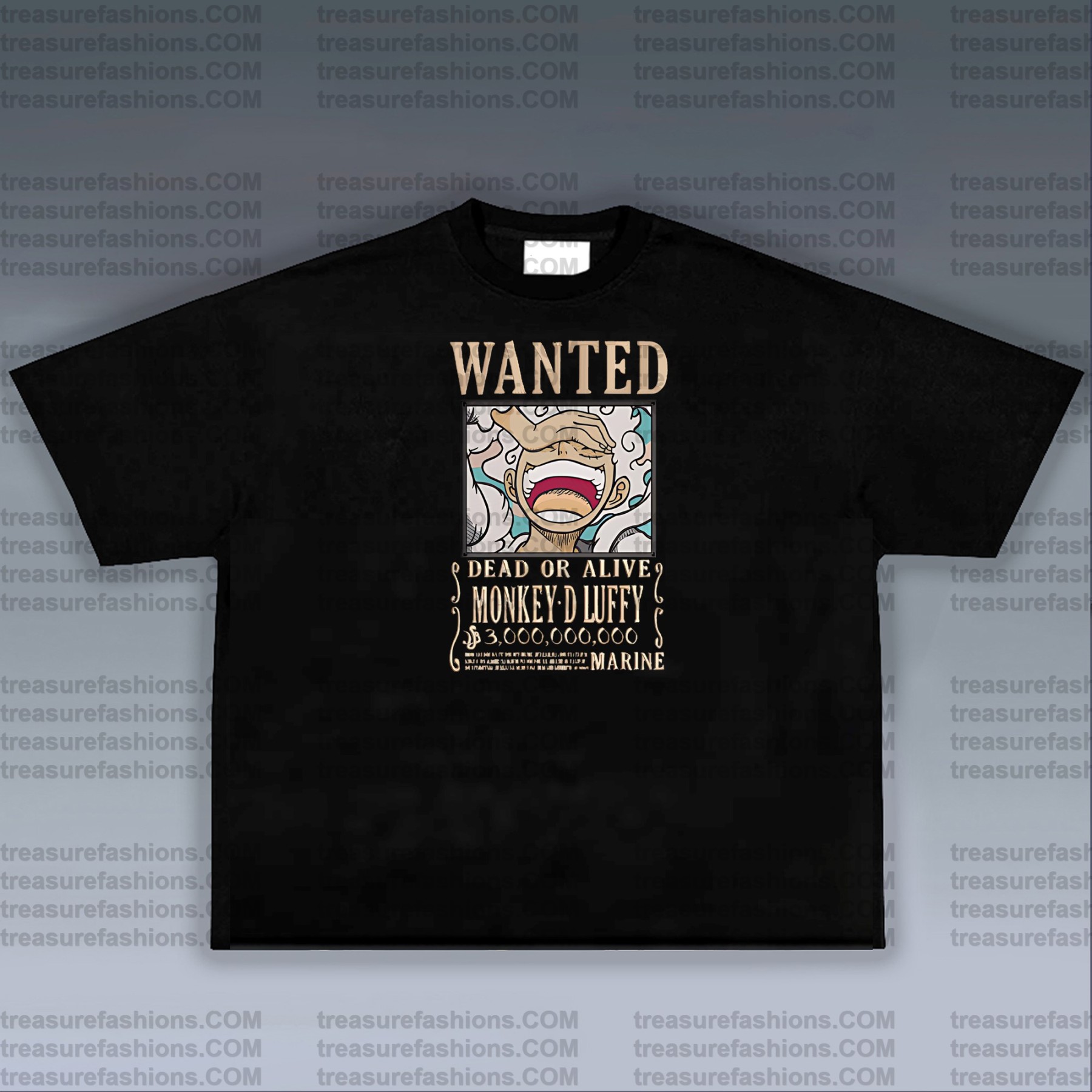 Unisex Anime Embroidered T-Shirt