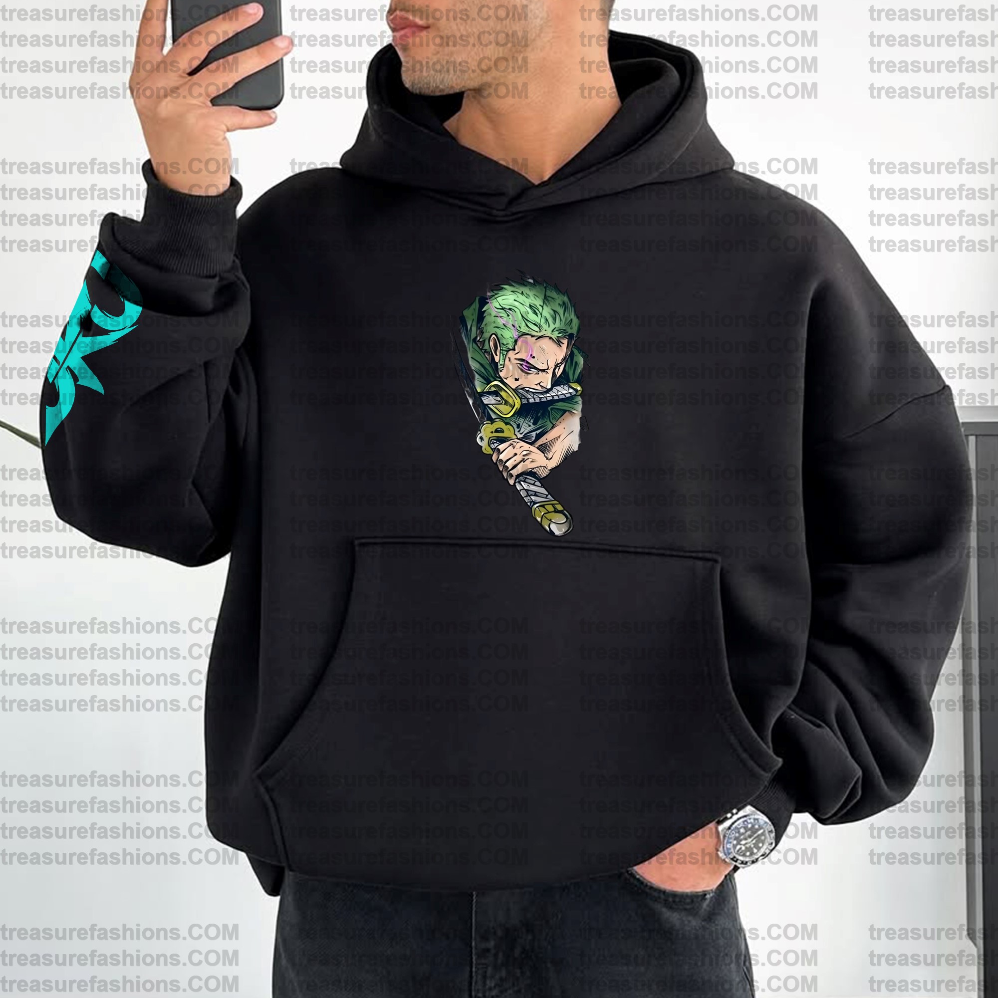 Unisex Anime Graphic Streetwear Vintage Plush Hoodie