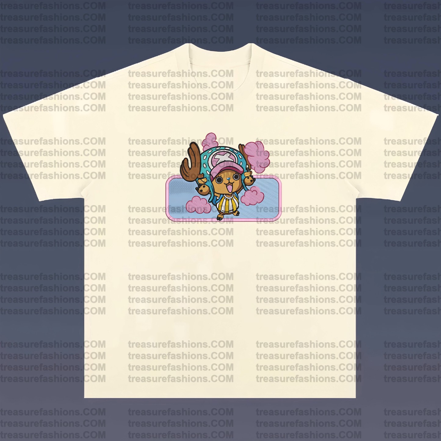 Unisex Anime Embroidered T-Shirt