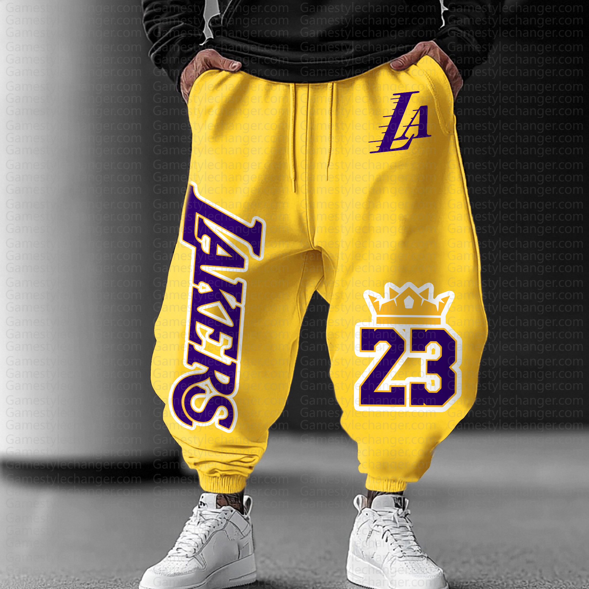 Unisex  Casual  Streetwear Pants