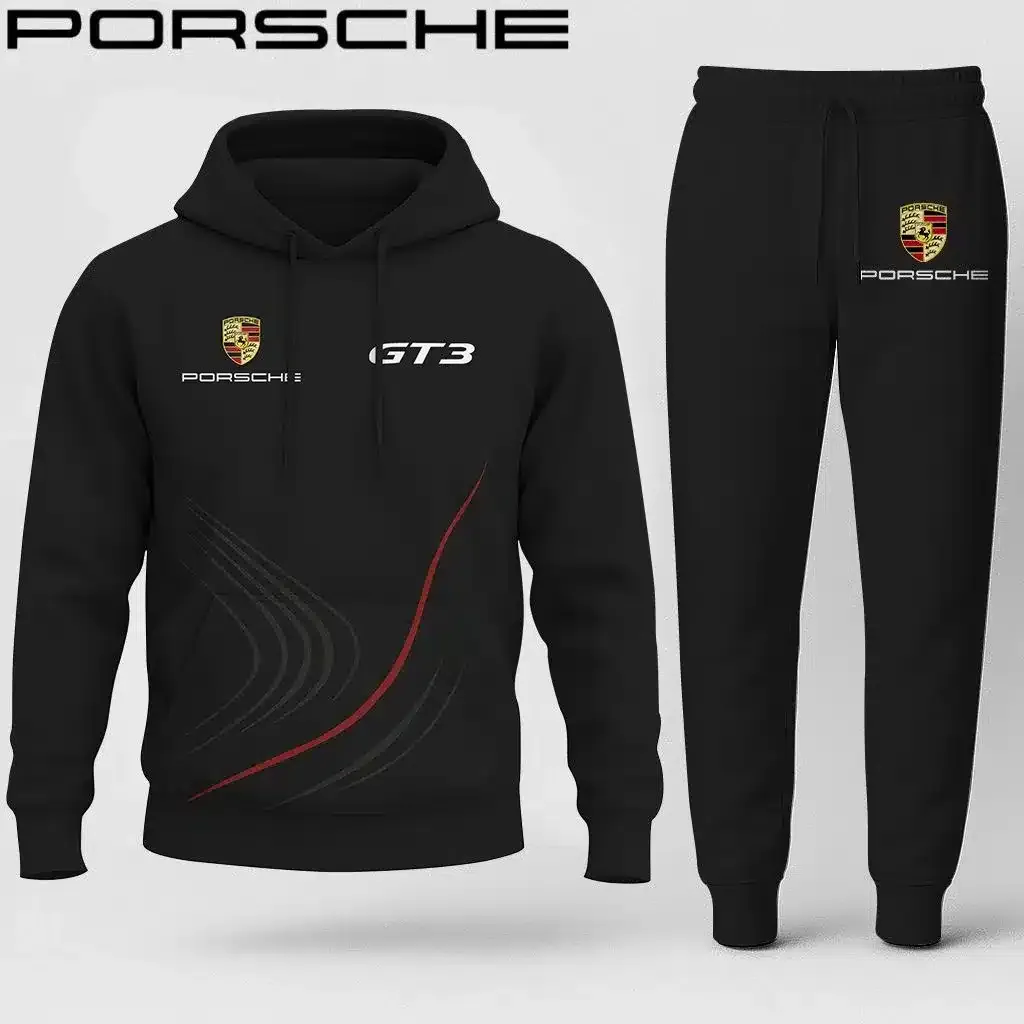 High Quality PORSCHE Hoodie & Pants Set ETX-AF+DK-PSC5810075