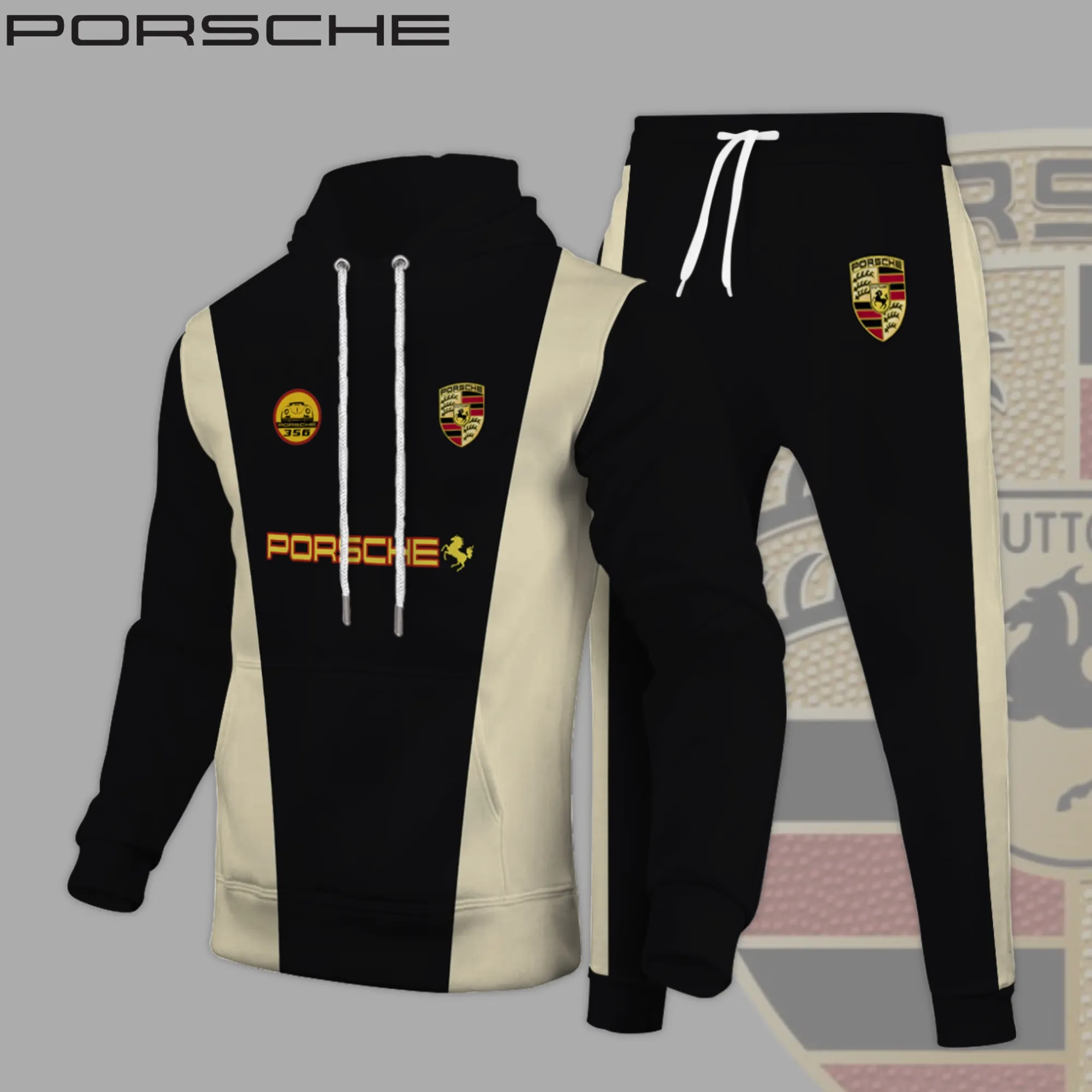 High Quality PORSCHE Hoodie & Pants Set ETX-AF+DK-PSC5810083