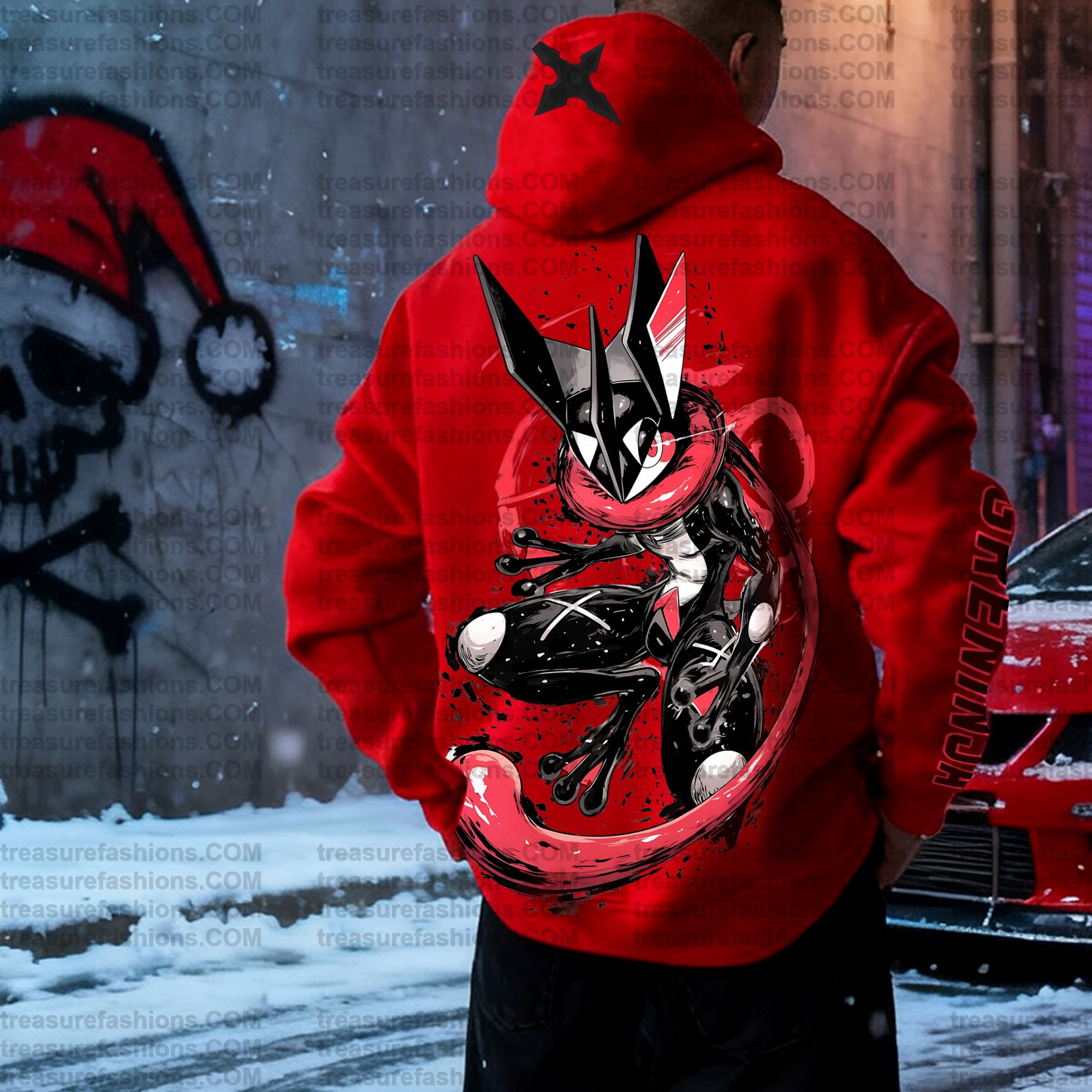 (Plus Velvet)Unisex Anime Graphic Streetwear Vintage Hoodie