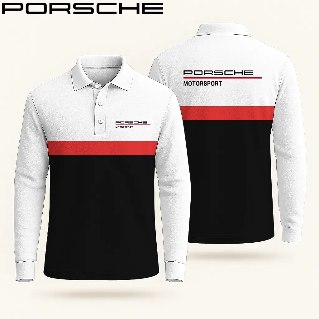 High Quality Men’s Long Sleeve Polo PORSCHE-YVWYB-PSR91401869