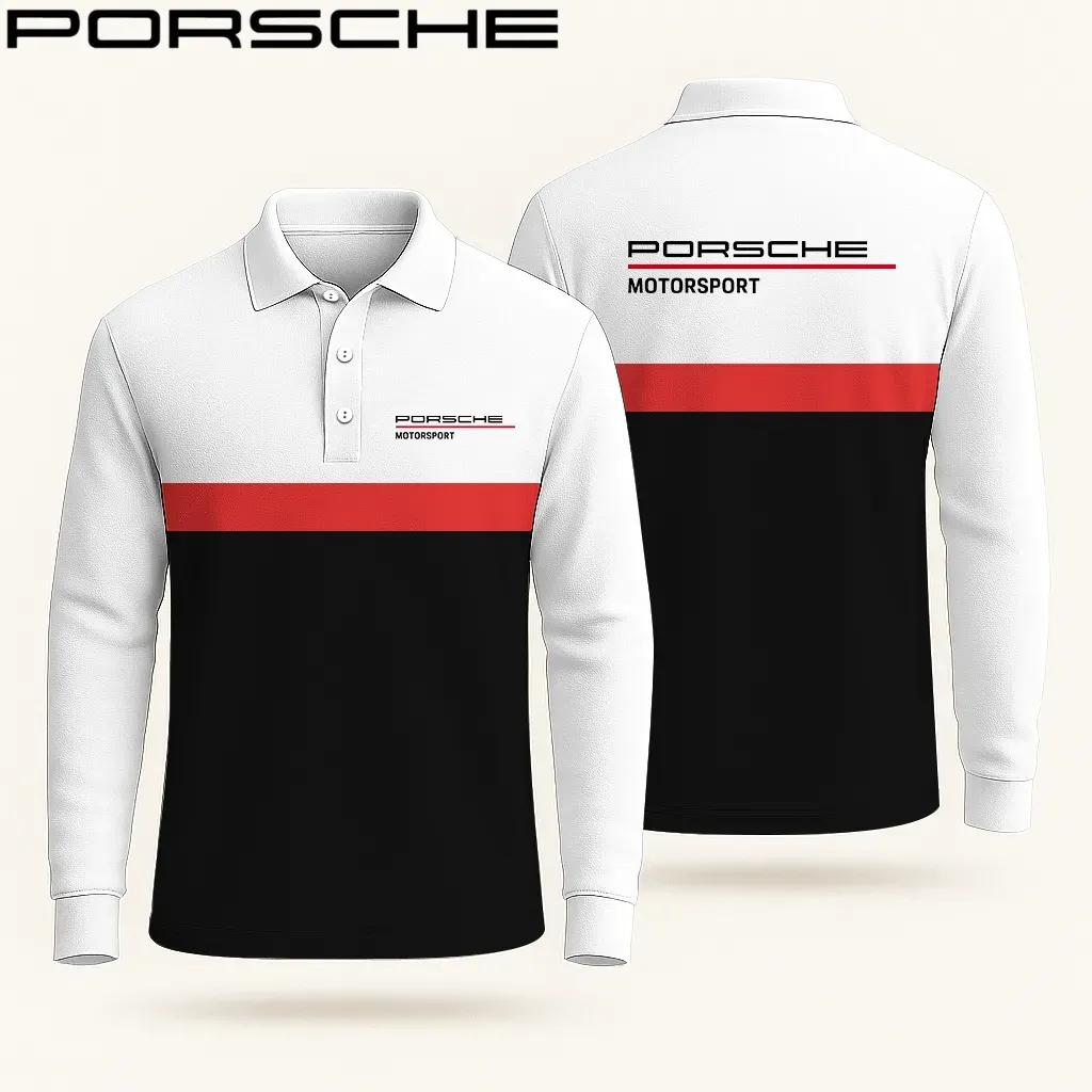 High Quality Men’s Long Sleeve Polo PORSCHE-YVWYB-PSR91401869