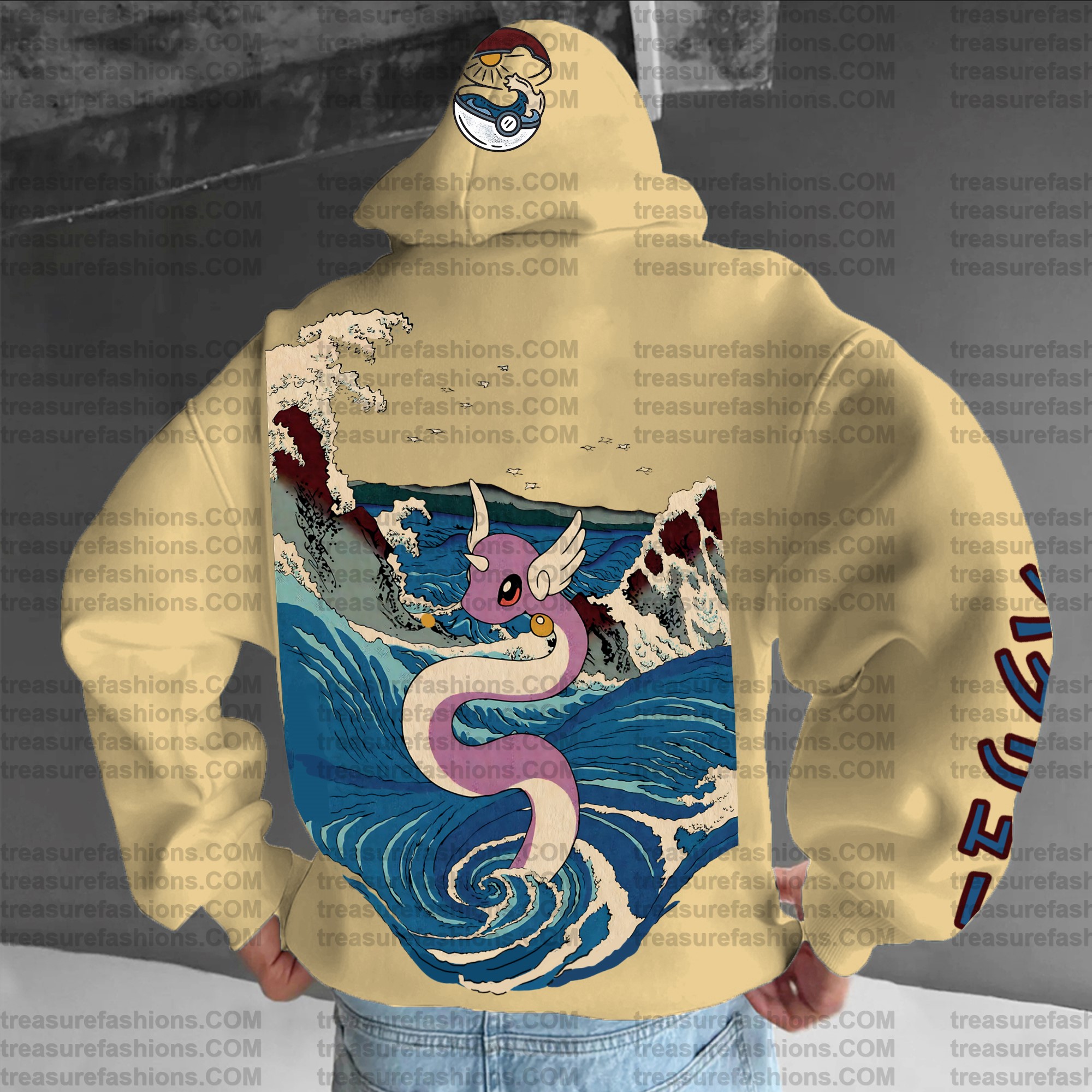 plus velvetUnisex Anime Graphic Streetwear Vintage Hoodie