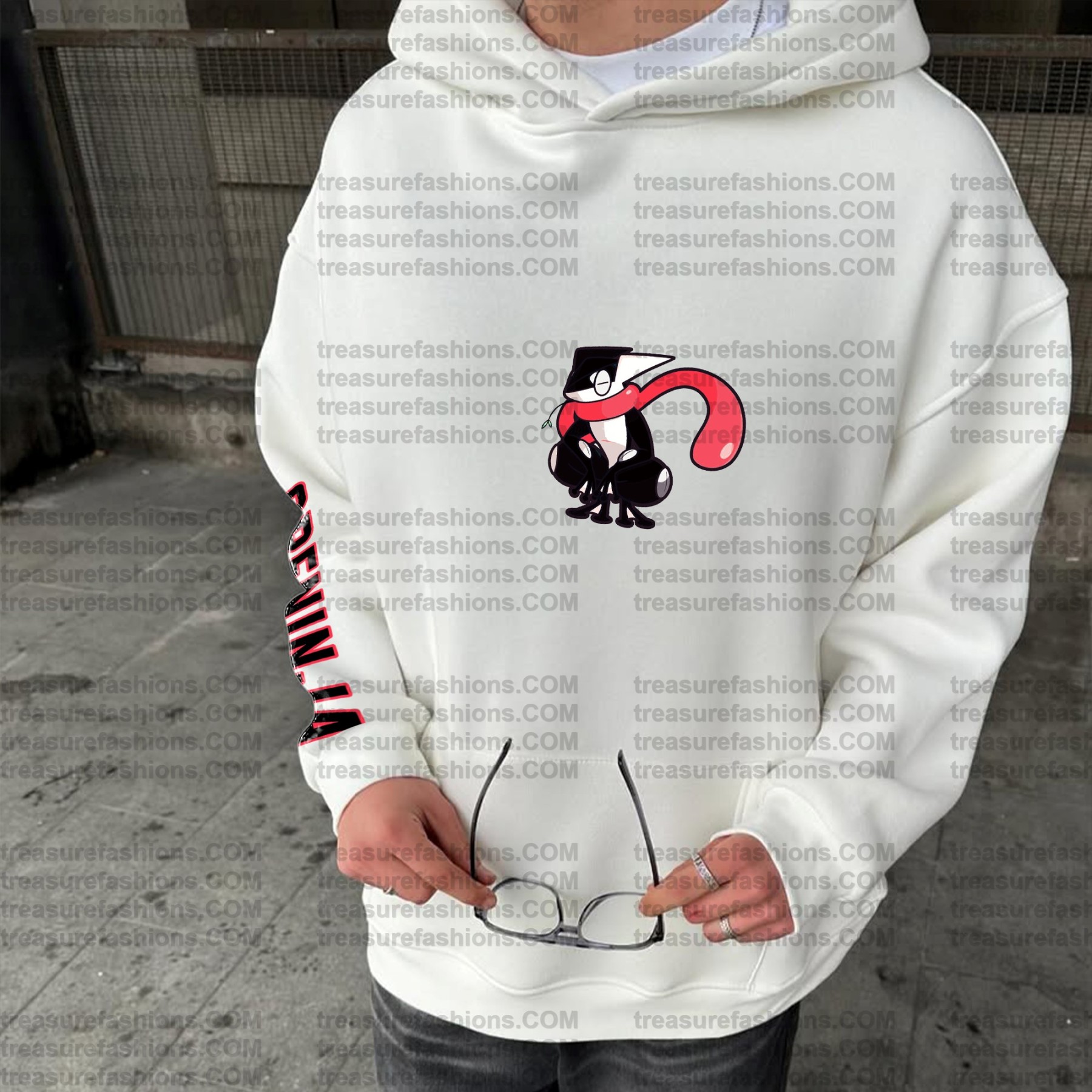 (Plus Velvet)Unisex Anime Graphic Streetwear Vintage Hoodie