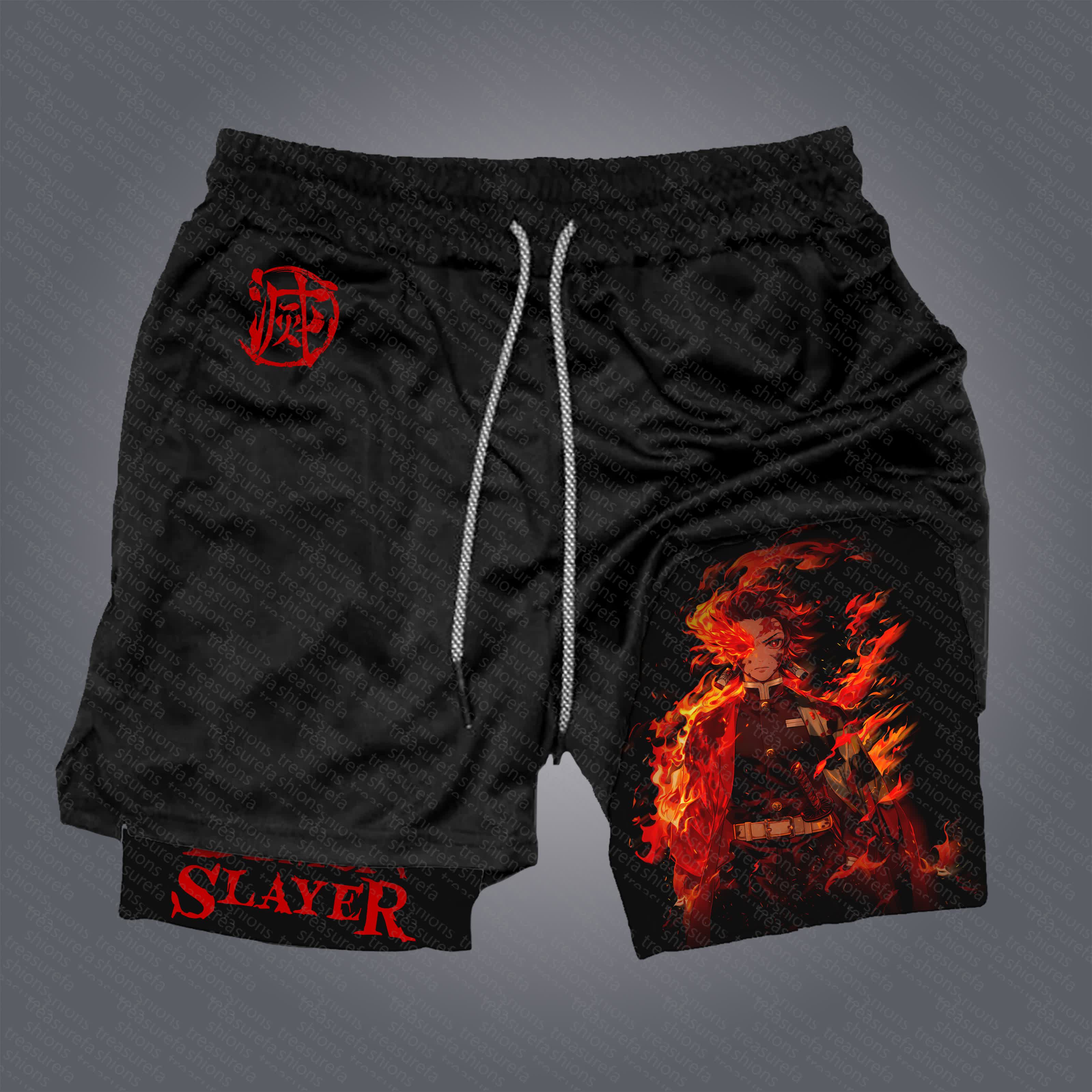 Unisex  “Demon Slayer” Casual Anime Streetwear Shorts