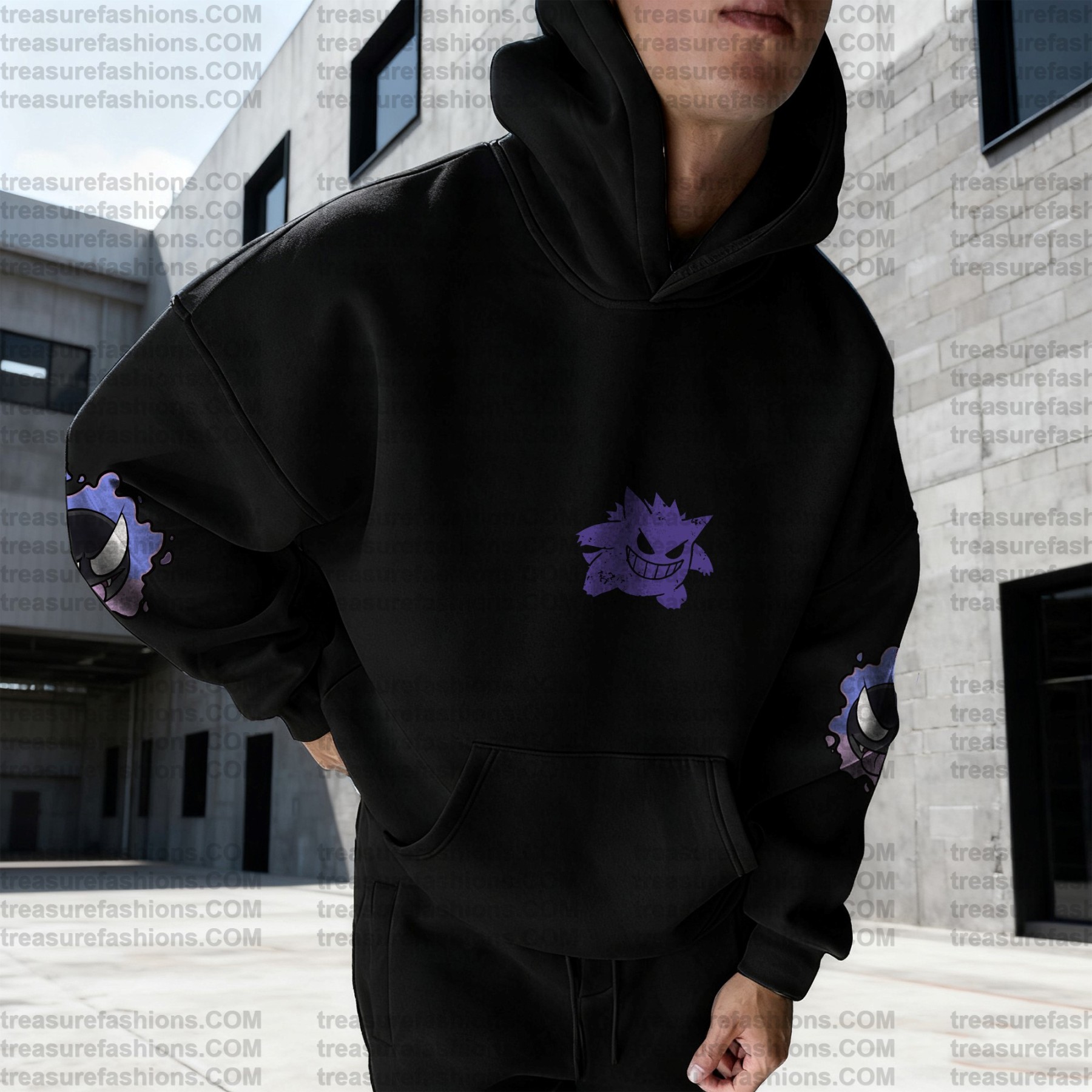 Unisex Anime Graphic Streetwear Vintage Hoodie