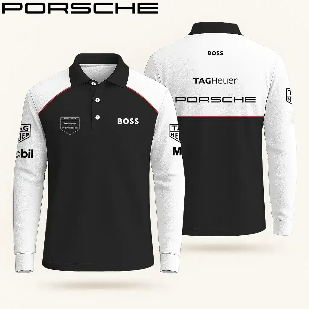 High Quality Men’s Long Sleeve Polo PORSCHE-YVWYB-PSR91401874