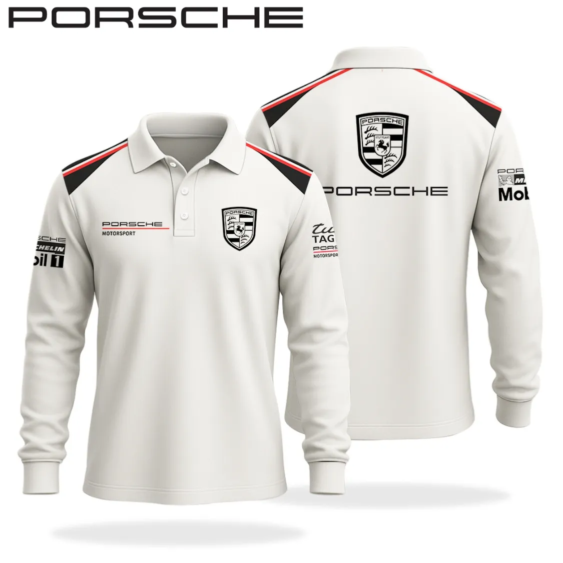 High Quality Men’s Long Sleeve Polo PORSCHE-YVWYB-PSR91401871
