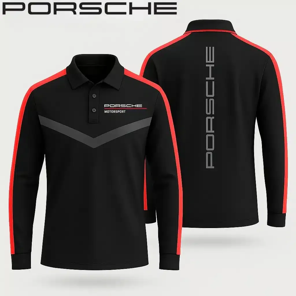 High Quality Men’s Long Sleeve Polo PORSCHE-YVWYB-PSR91401859