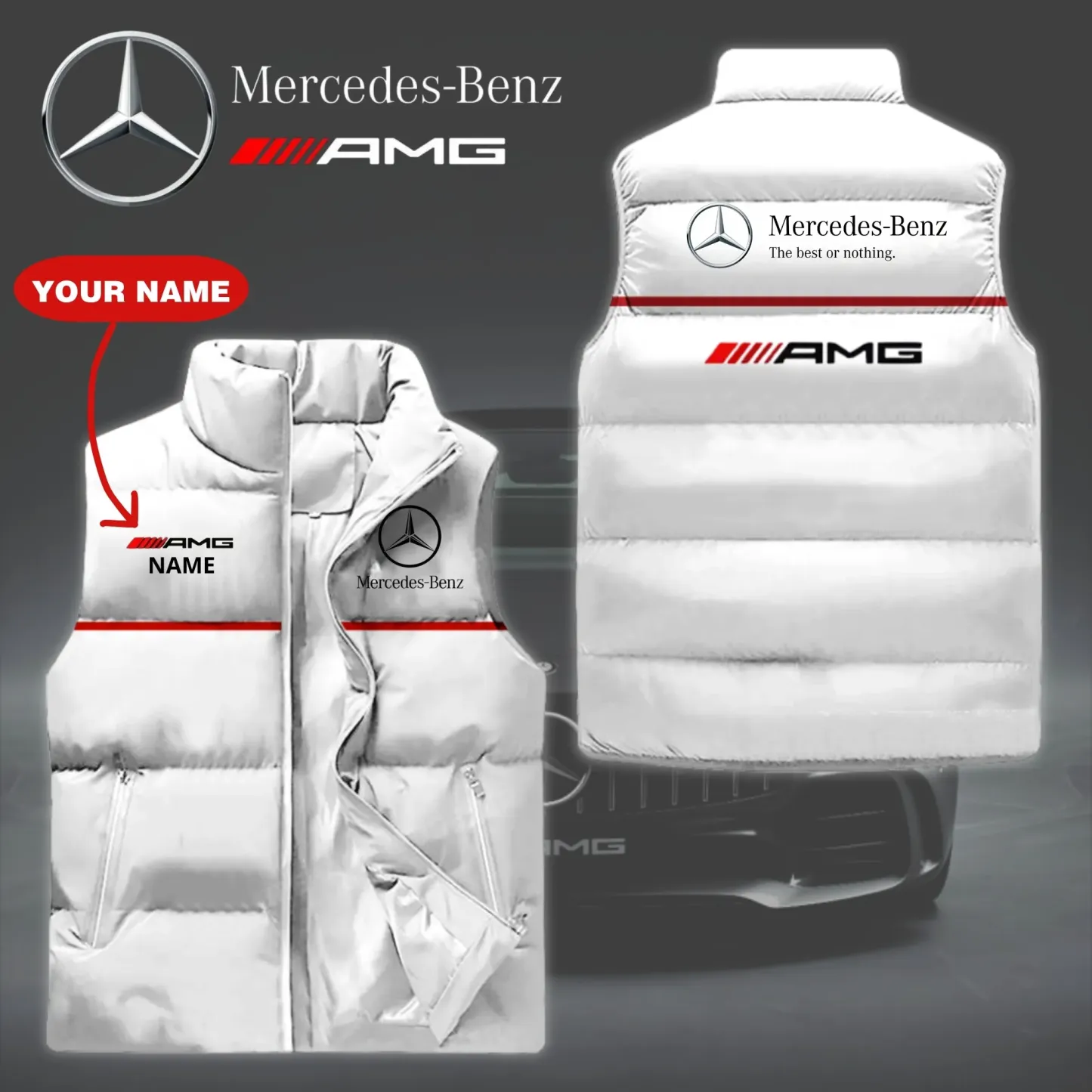 High Quality Customized MERCEDES Sleeveless Down Jacket ETX-C290-0184901