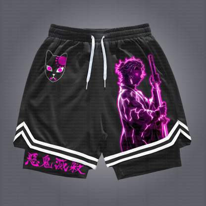 Unisex Casual Anime Streetwear Shorts 丨Demon Slayer