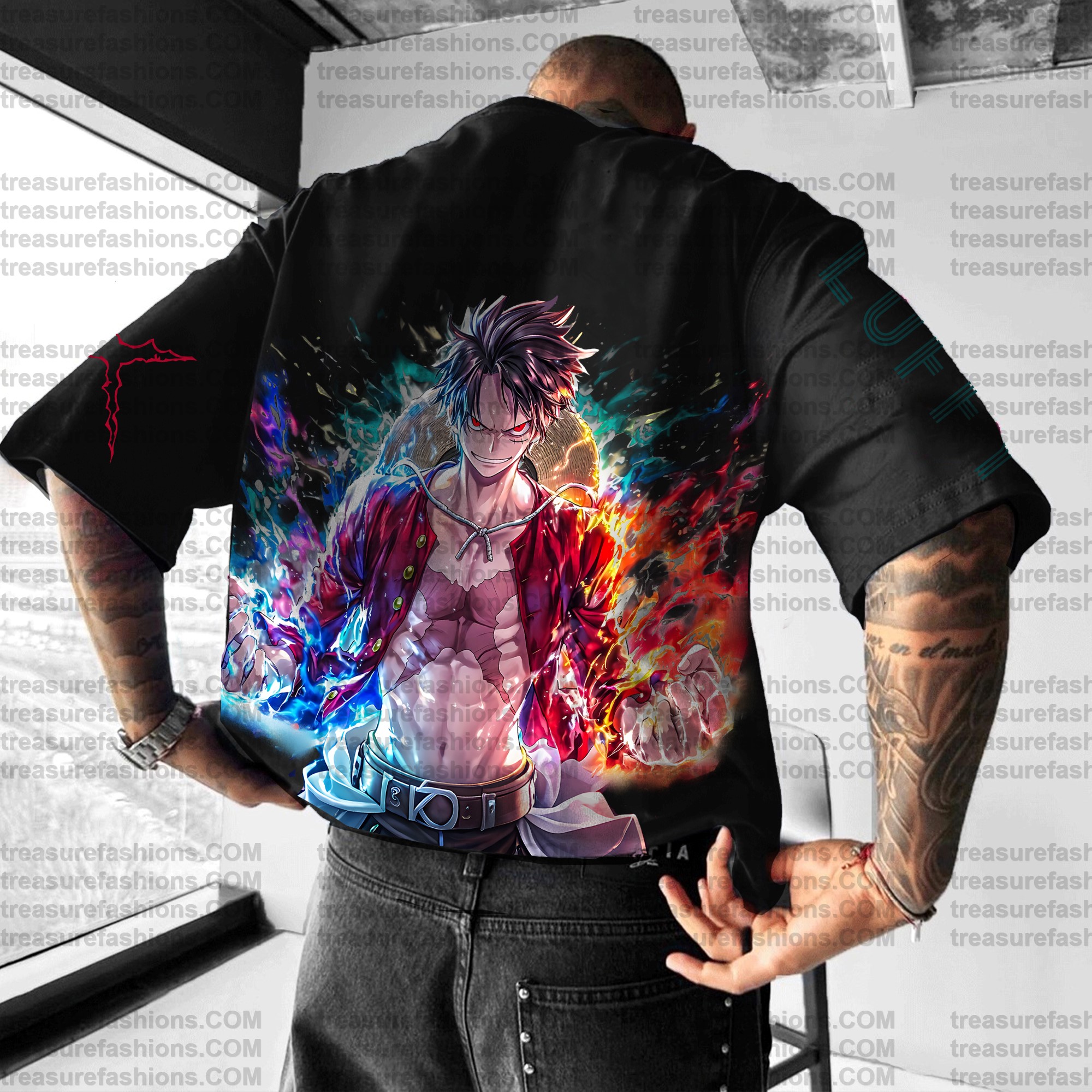 Unisex Anime Inspired Vintage T-Shirt