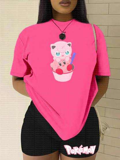 "Pokémon Jigglypuff " Anime Inspired Vintage T-Shirt