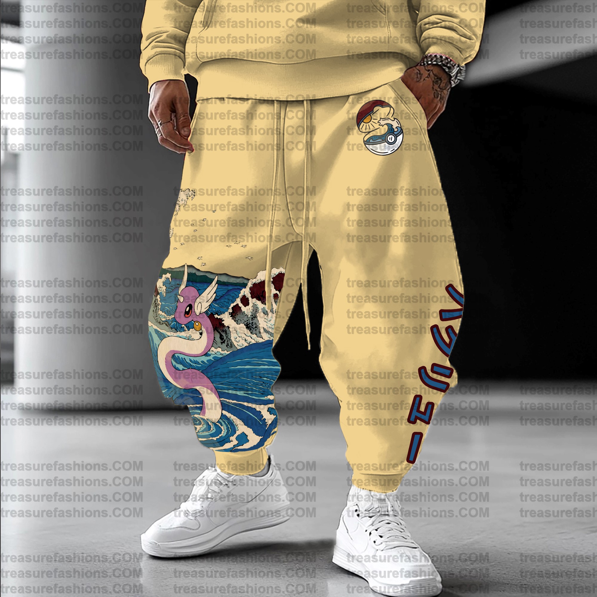plus velvetUnisex Casual Anime Streetwear Pants