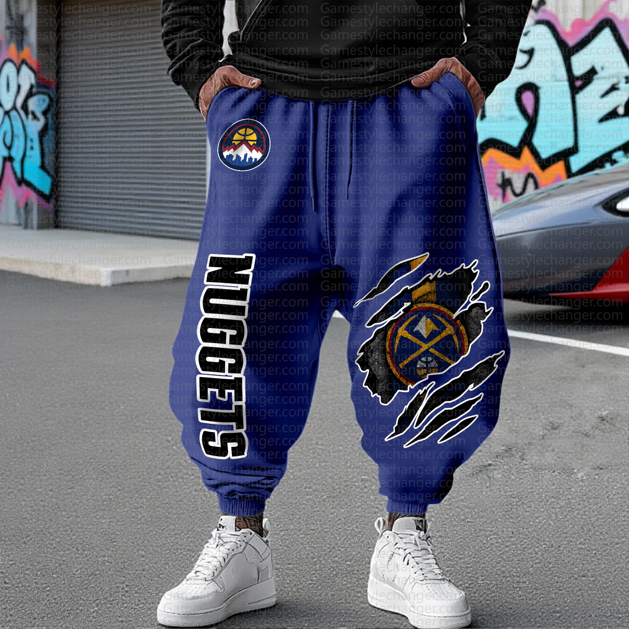 Unisex  Casual  Streetwear Pants