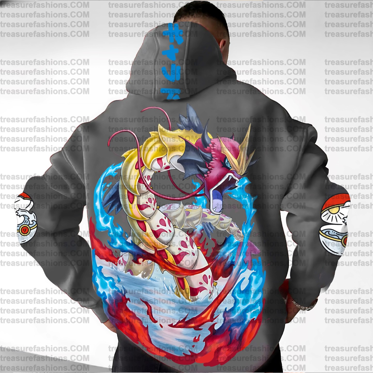 Unisex Anime Graphic Streetwear Vintage Hoodie丨Demon slayer