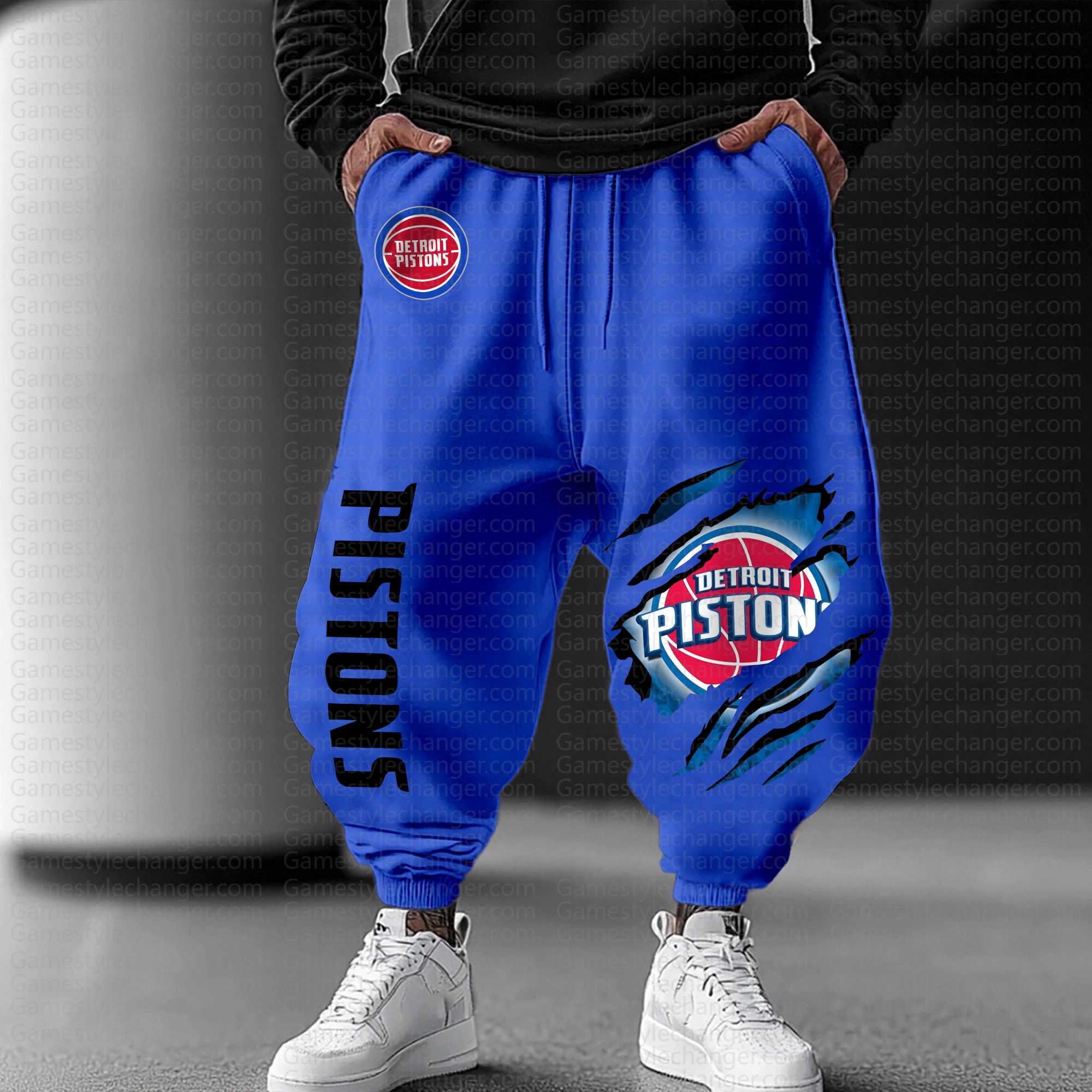 Unisex  Casual  Streetwear Pants