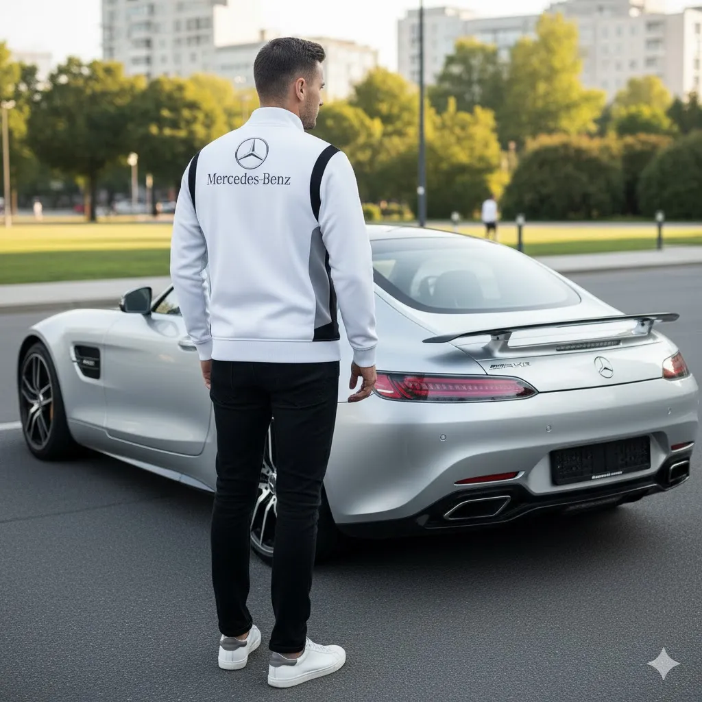 High Quality MERCEDES Stand Collar Jacket ETX-GJK-LMT9104803