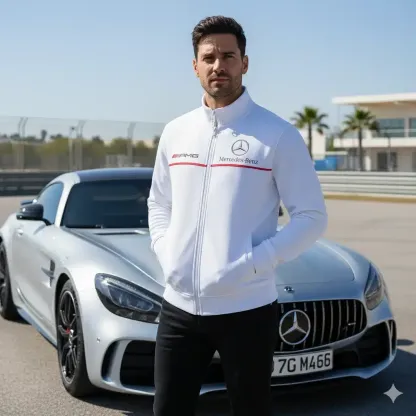 High Quality MERCEDES Stand Collar Jacket ETX-GJK-LMT9104809