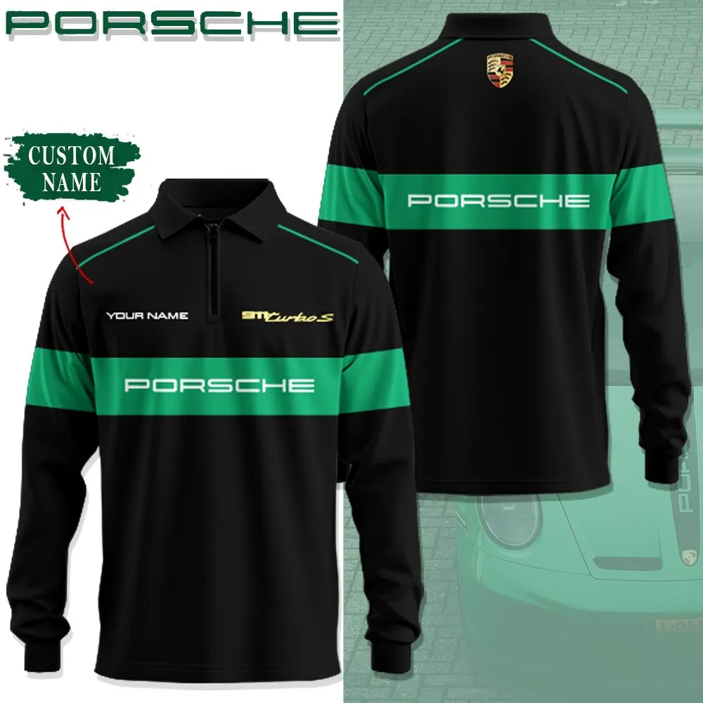 High Quality Customized Long Sleeve Polo PORSCHE-YVWYB-PSR91850007