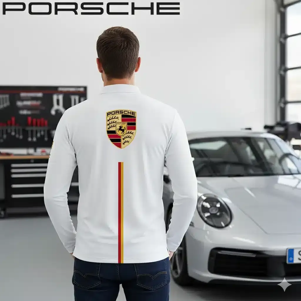High Quality Men’s Long Sleeve Polo PORSCHE-YVWYB-PSR91401858