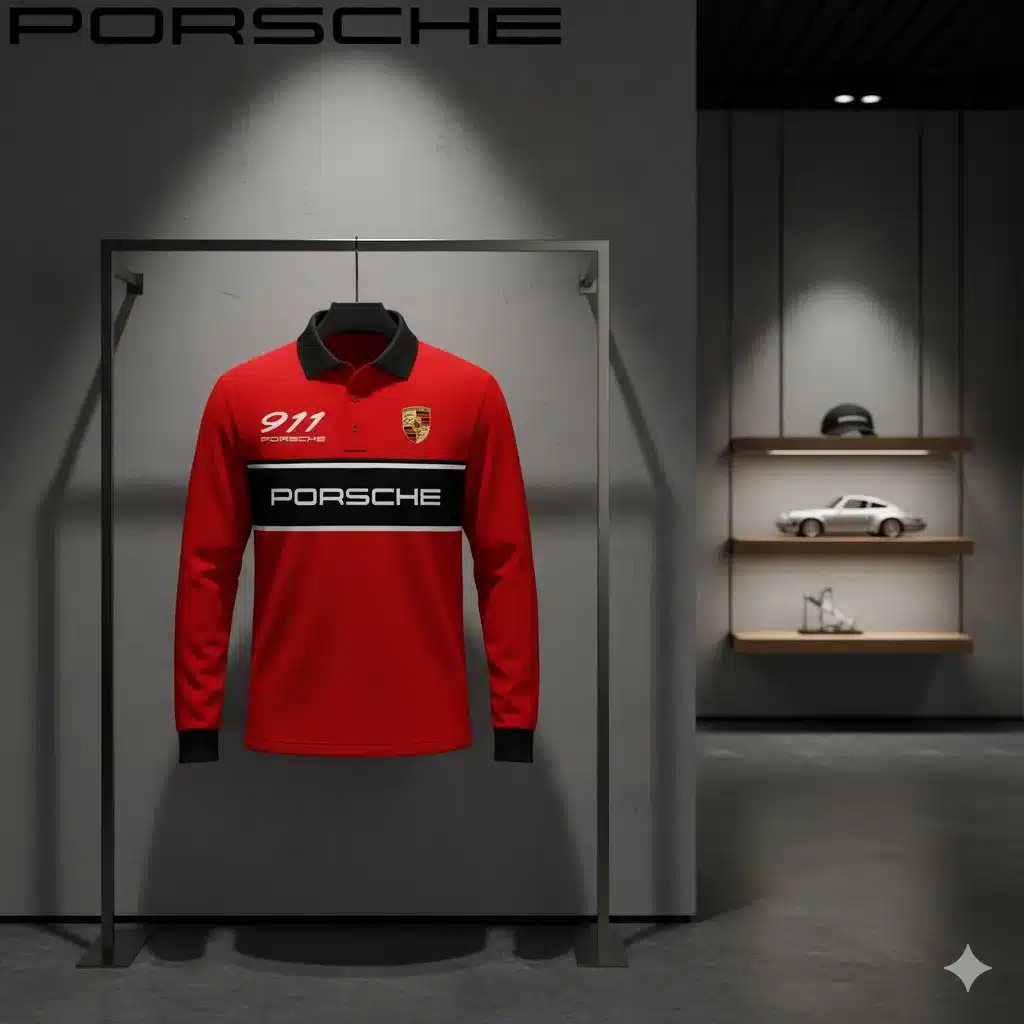 High Quality Men’s Long Sleeve Polo PORSCHE-YVWYB-PSR91401856