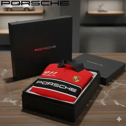High Quality Men’s Long Sleeve Polo PORSCHE-YVWYB-PSR91401856