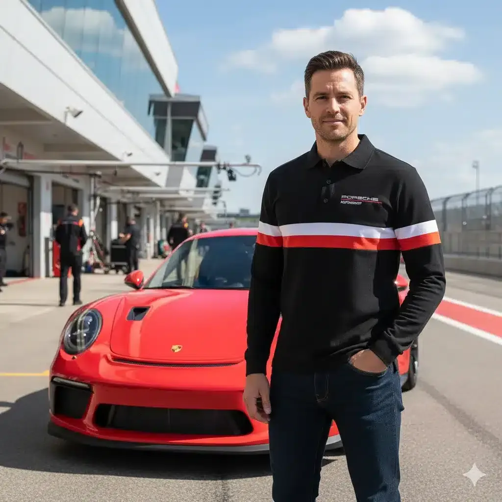 High Quality Men’s Long Sleeve Polo PORSCHE-YVWYB-PSR91401861