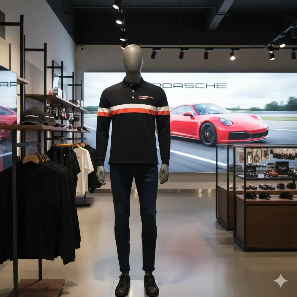 High Quality Men’s Long Sleeve Polo PORSCHE-YVWYB-PSR91401861