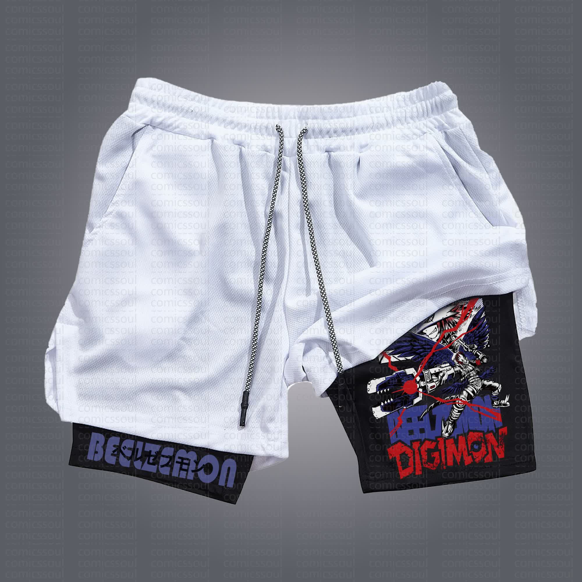 Unisex Casual Anime Streetwear Shorts 丨Digimon