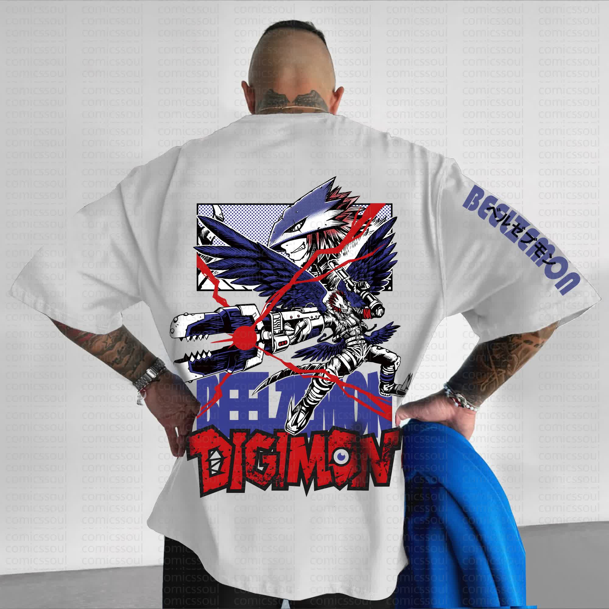 Unisex Anime Inspired Vintage T-Shirt | Digimon