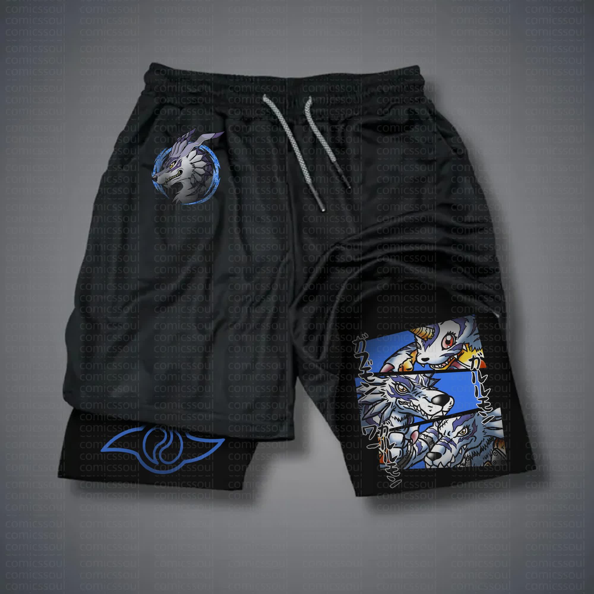Unisex Casual Anime Streetwear Shorts 丨Digimon