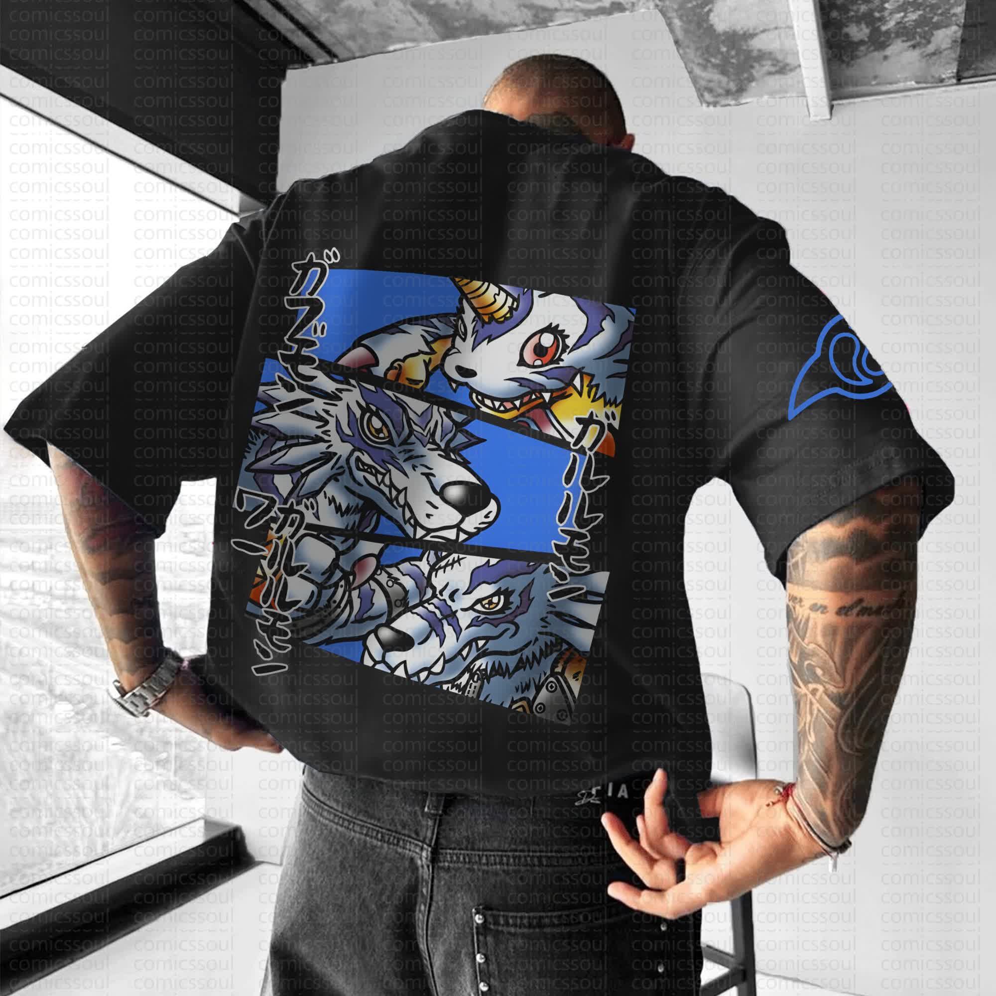 Unisex Anime Inspired Vintage T-Shirt | Digimon