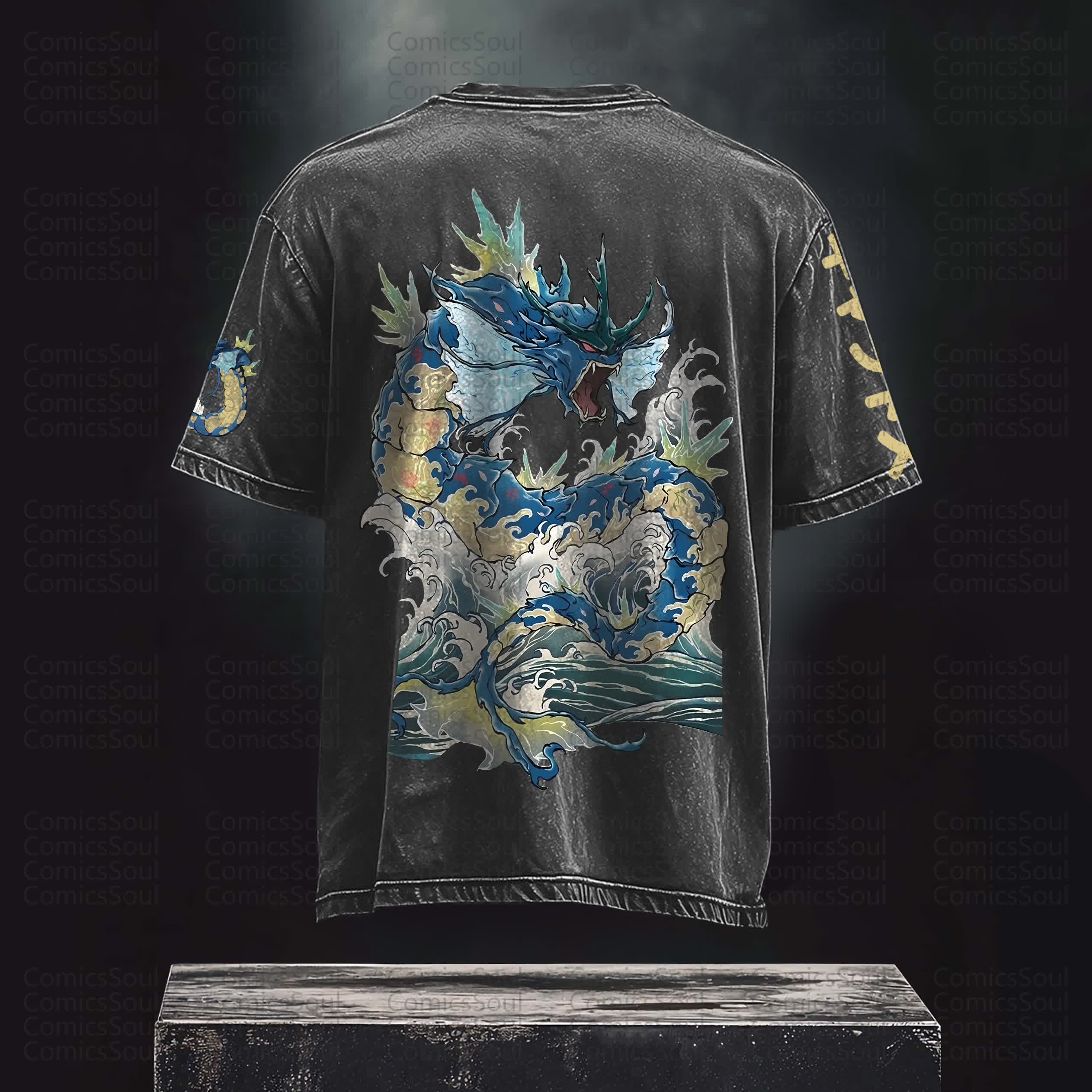 Unisex Anime Inspired Vintage T-Shirt丨Pokémon