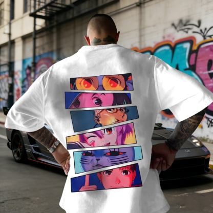 DANDADAN Cotton Unisex Round Neck Anime T-shirt