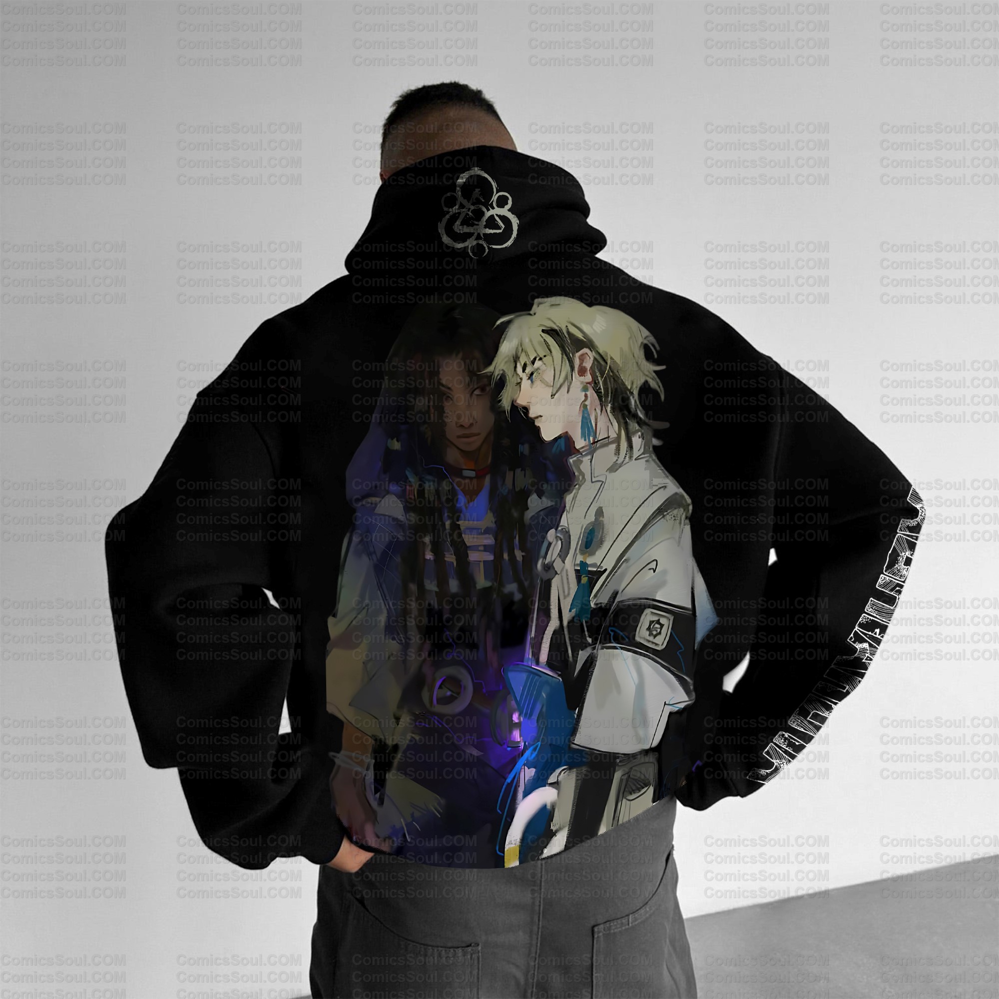 Unisex Graphic Streetwear Vintage Plush Hoodie