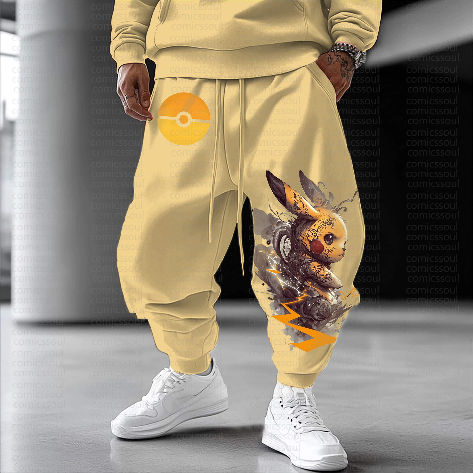 Unisex Anime Inspired Vintage Pants丨Pokémon
