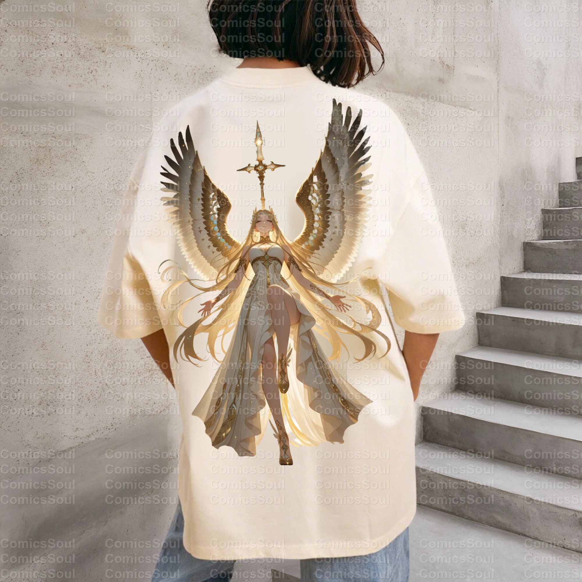 "Angel Number 888" Anime Inspired Vintage T-Shirt