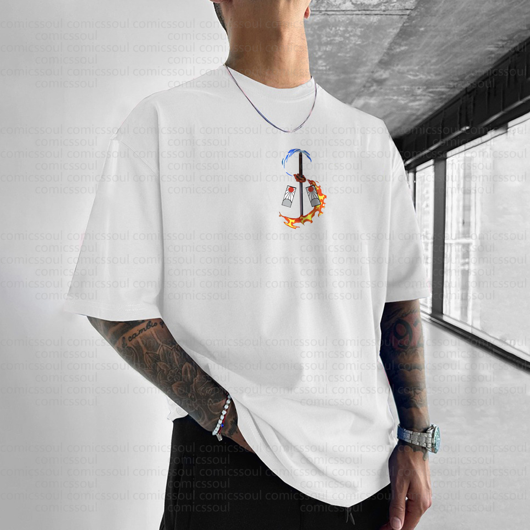 Unisex  "Demon slayer" Anime Inspired Vintage T-Shirt