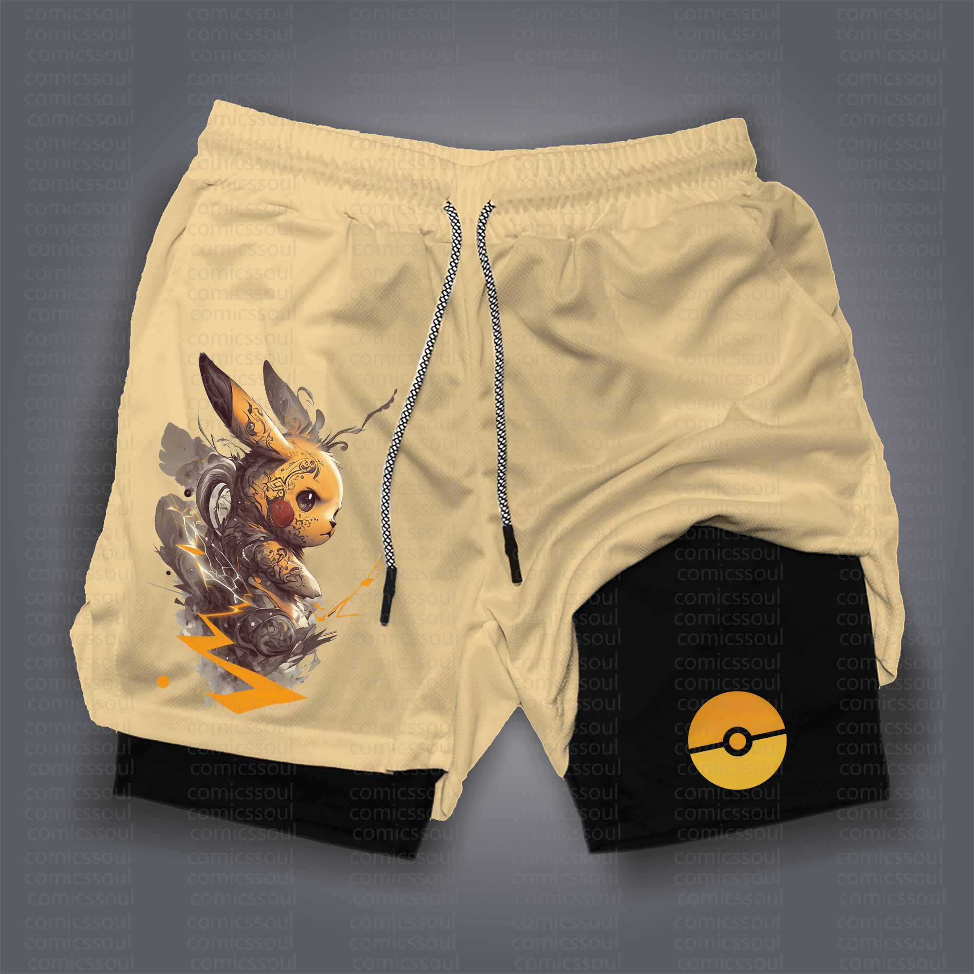 Unisex Casual Anime Streetwear Shorts 丨Pokémon