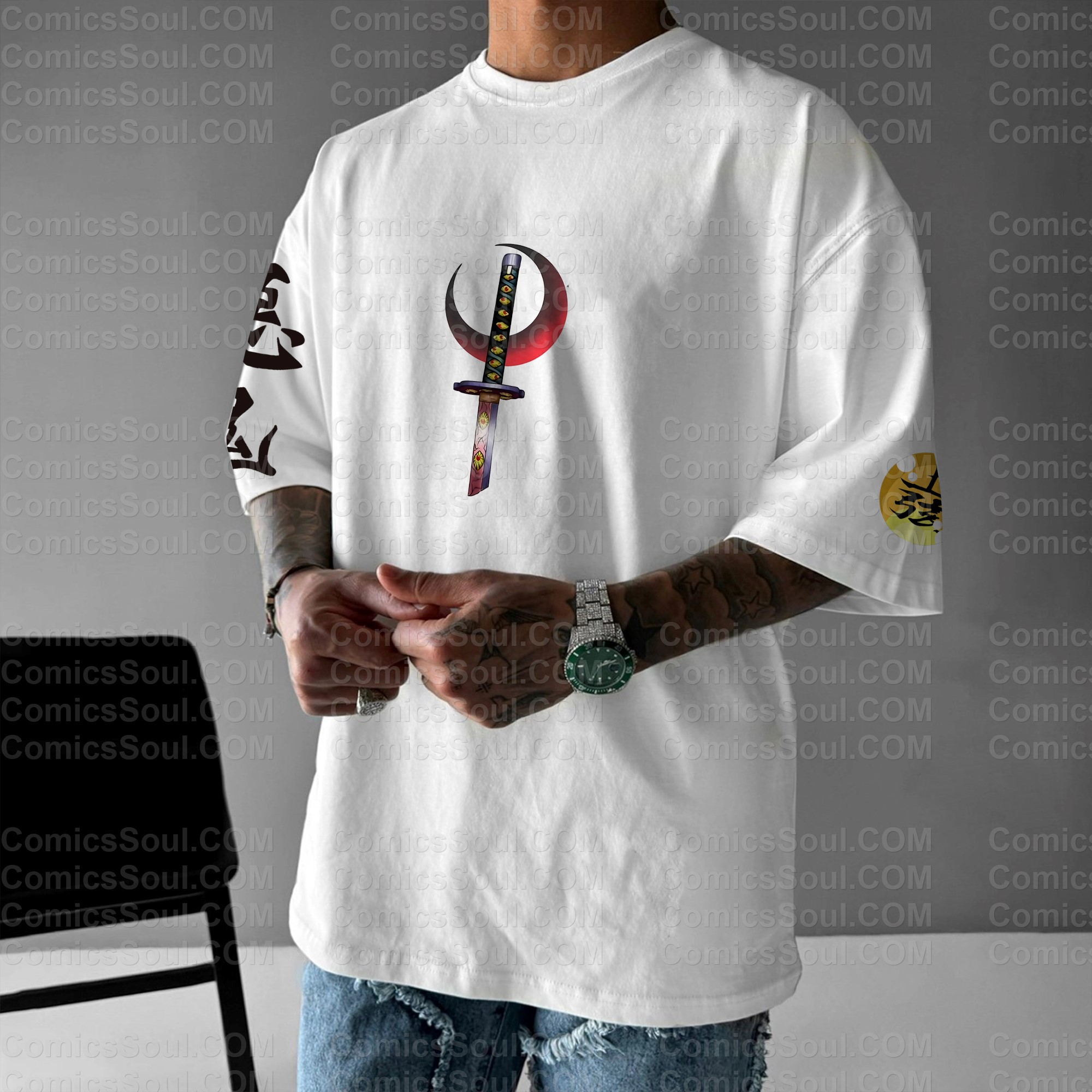 Unisex Anime Inspired Vintage T-Shirt| KNY