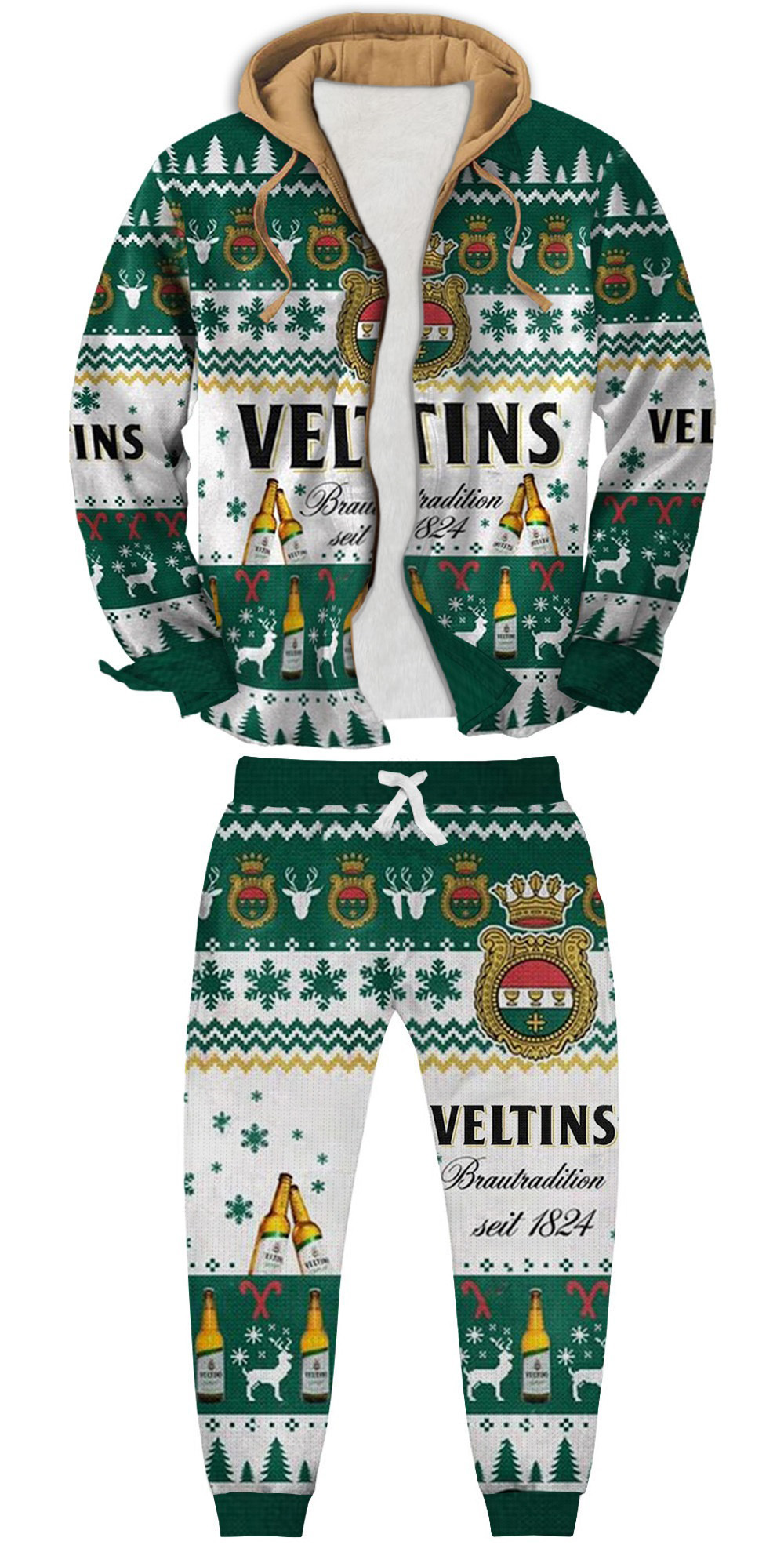 Unisex 3D Printed Bill’S Blend Rosé Ugly Christmas Sweatshirt