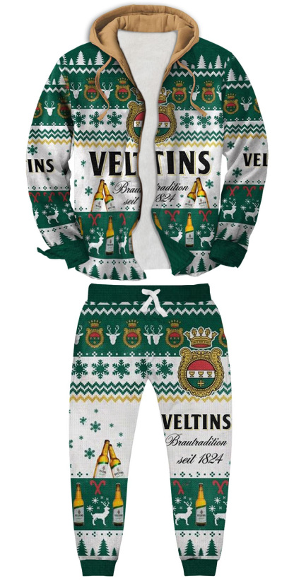 Unisex 3D Printed Bill’S Blend Rosé Ugly Christmas Sweatshirt