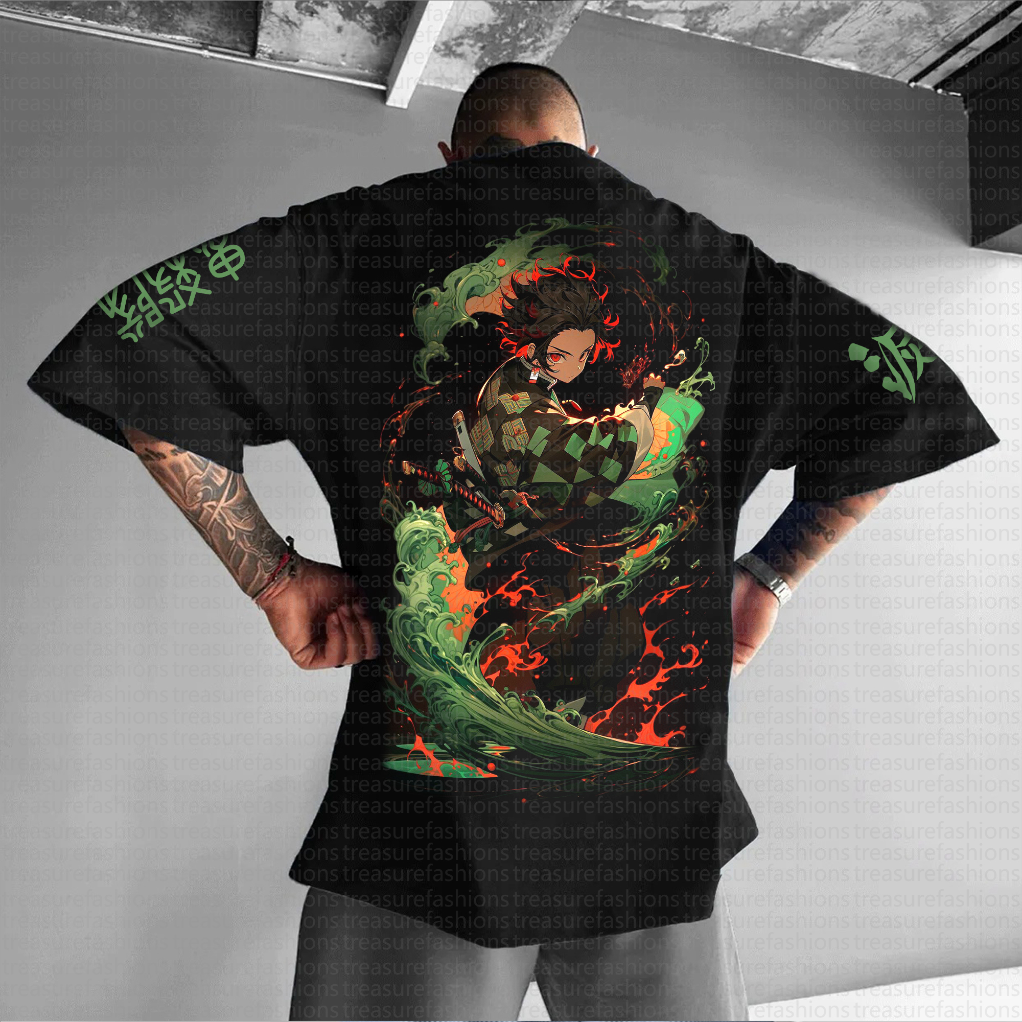 Unisex  "Demon slayer" Anime Inspired Vintage T-Shirt