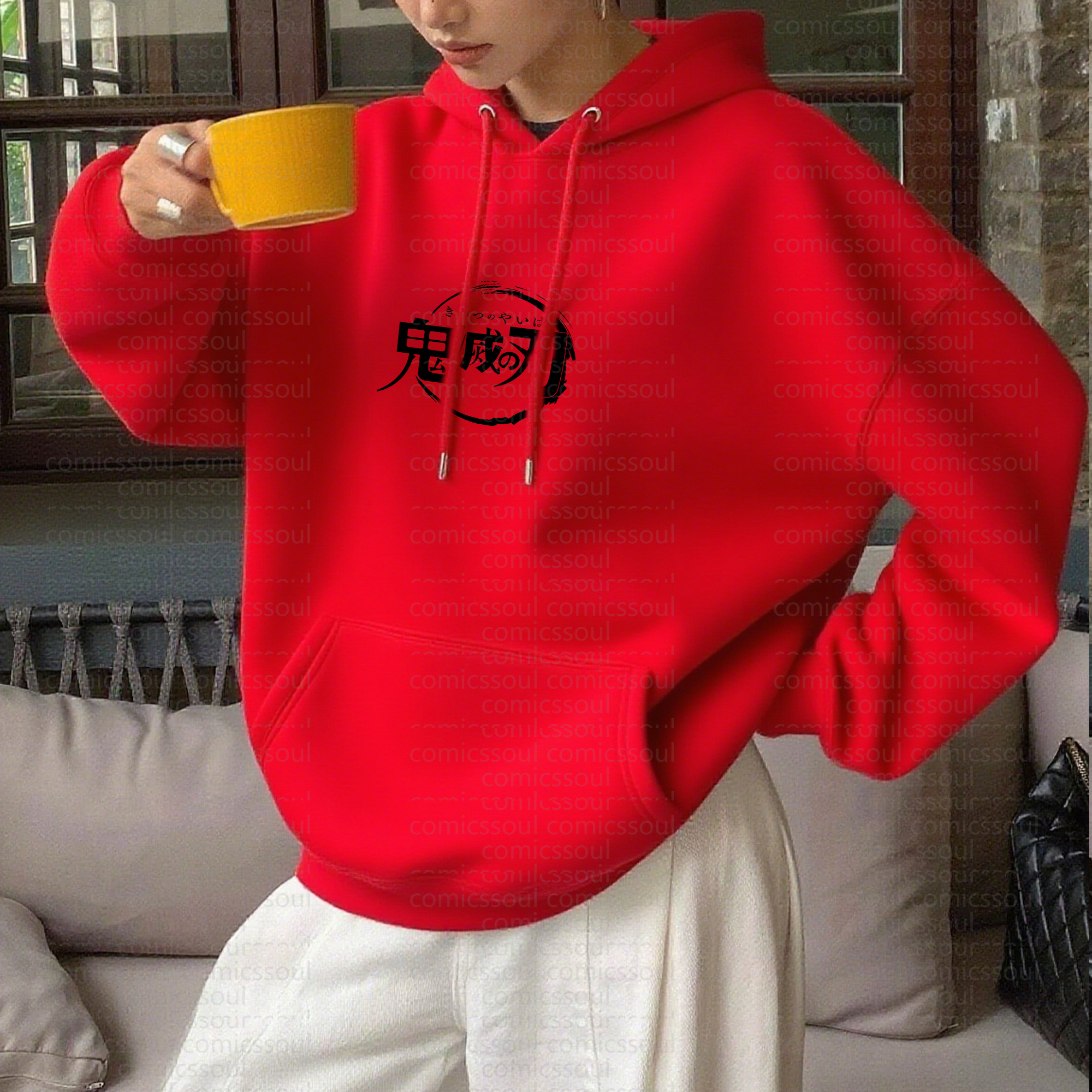 " Demon Slayer " Anime Inspired Vintage Hoodie