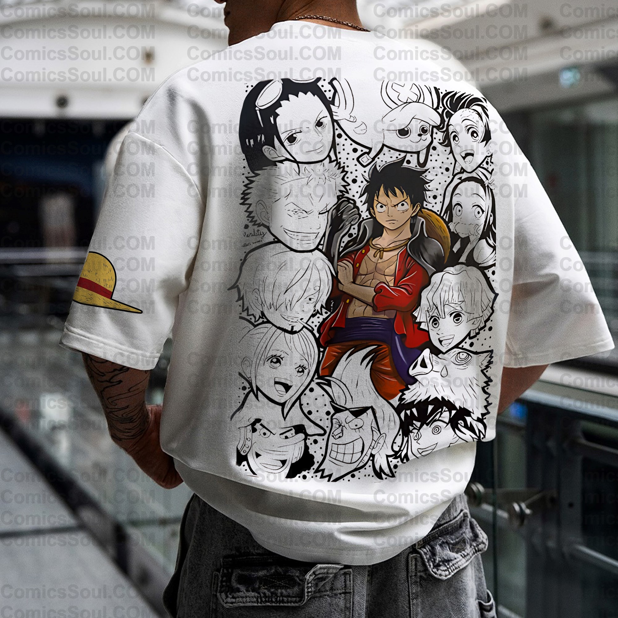 Unisex Anime Inspired Vintage T-Shirt