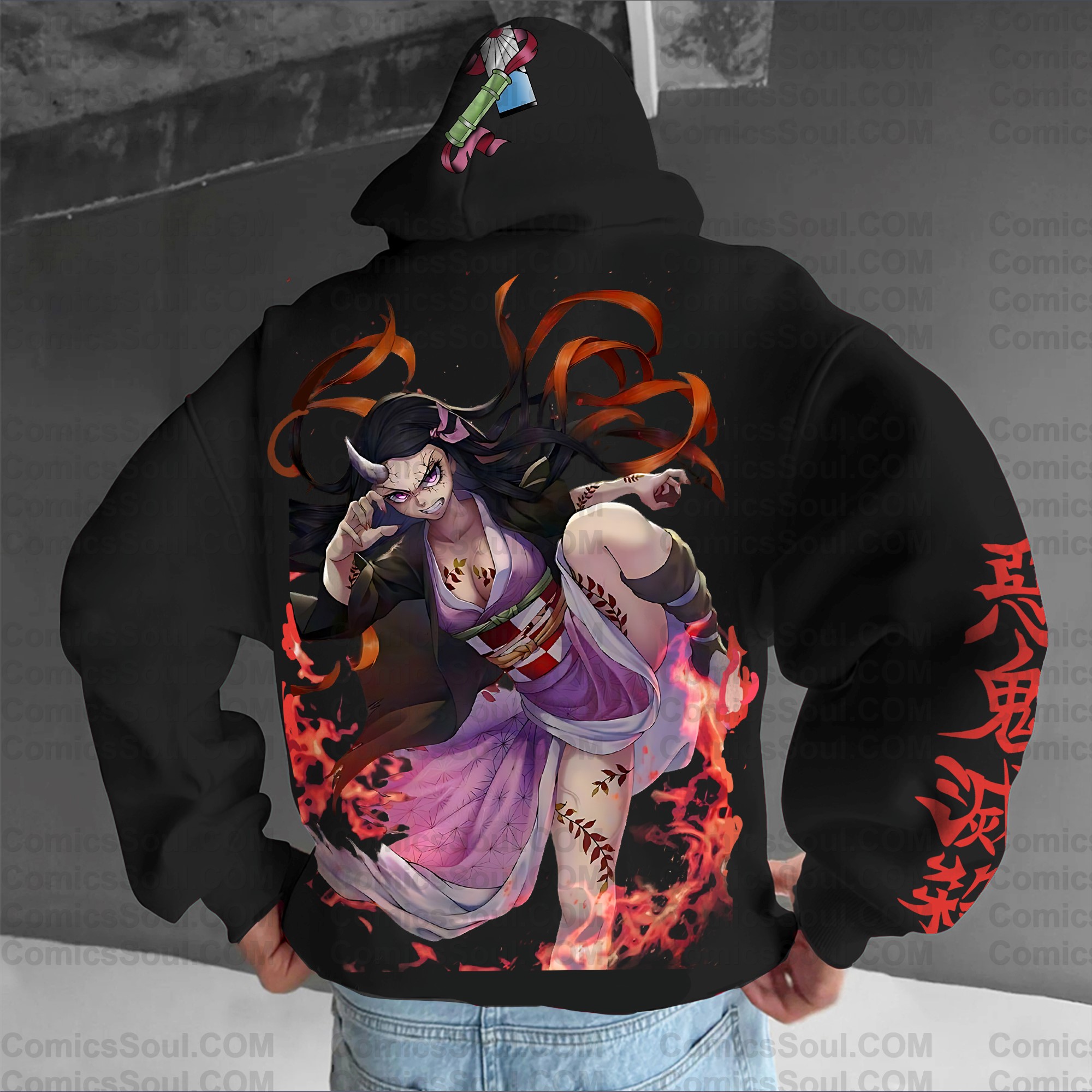 Unisex Anime Graphic Streetwear Vintage Hoodie| KNY